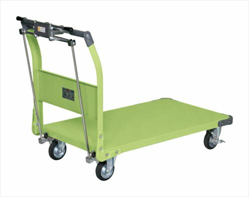 サカエ特製四輪車（400KGタイプ・ハンドブレーキ付）TAN-66HB【お届け先が法人様か個人事業主様のみご..