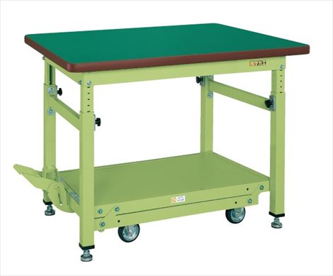 サカエペダル昇降移動式作業台・重量TKWタイプTKW-188FD【お届け先が法人様か個人事業主様のみご注文可..