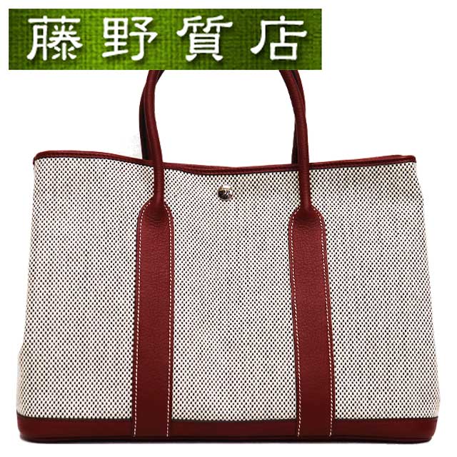【美品 /Canvas /Pink & Black】HERMES ガーデンパーティー 36 楽天市場】エルメス ガーデンパーティpm36の通販