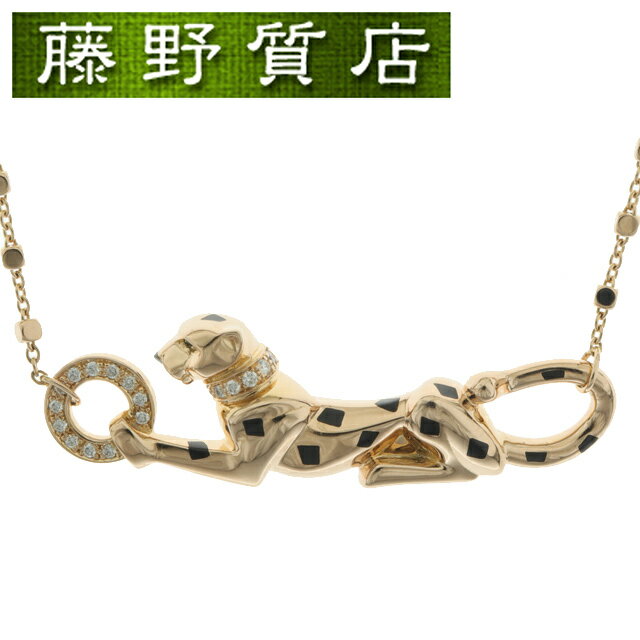 (新品仕上げ済)カルティエ CARTIER パンテール ドゥ ネックレス K18 PG × ツァボライトガーネット × オニキス × ダイヤ B7224538 ...