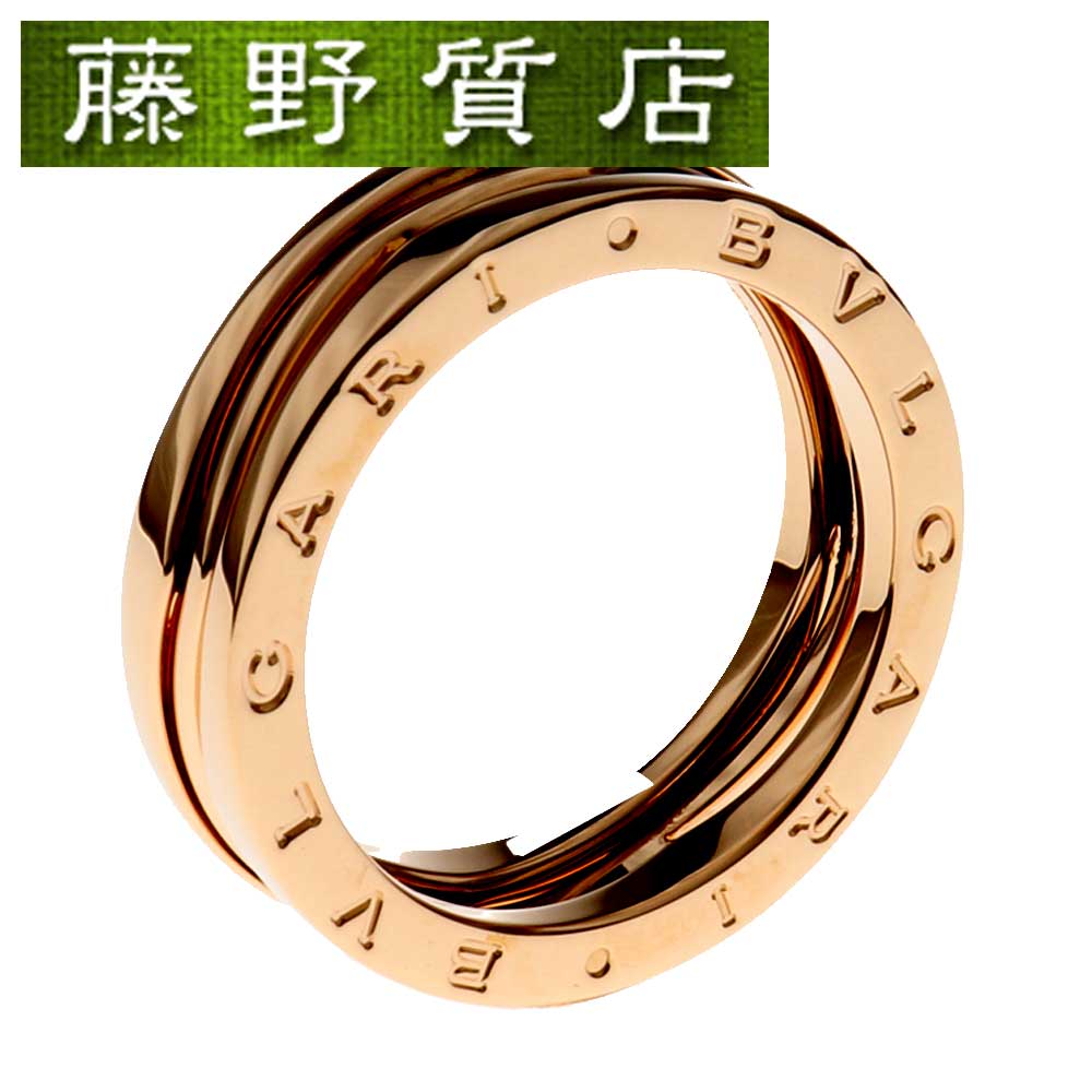 【送料無料】【新品仕上げ済】ブルガリ BVLGARI ビーゼロワン デザインレジェンドリング 353576 #65 K18 PG 箱 8628