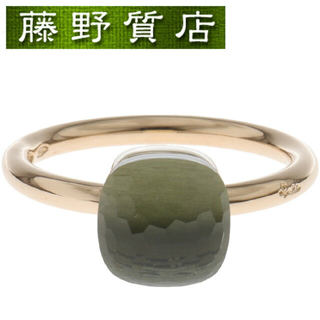 （新品仕上げ済）ポメラート Pomellato ヌード プチ リング 指輪 K18 PG × WG × プラシオライト ＃55 PAB4030_O6000_000PA 箱 8585のサムネイル