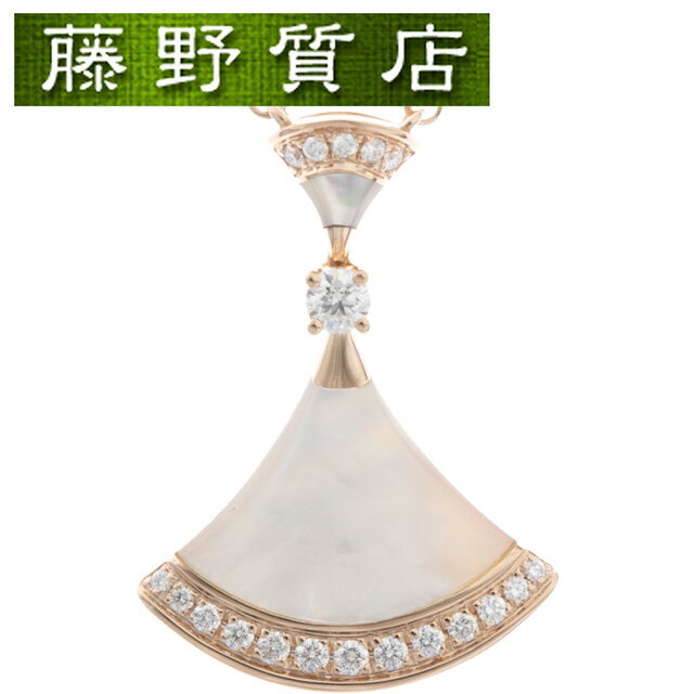 (新品仕上げ済）ブルガリ BVLGARI ディーヴァ ドリーム シェル ダイヤ ネックレス 356452 K18 PG × シェル × ダイヤ 証明書 中古 ブルガリ ネックレス ブルガリ ディーヴァドリームネックレス ハイ ブランド 品 中古ネックレス レディース ダイヤネックレス 18金 8916のサムネイル