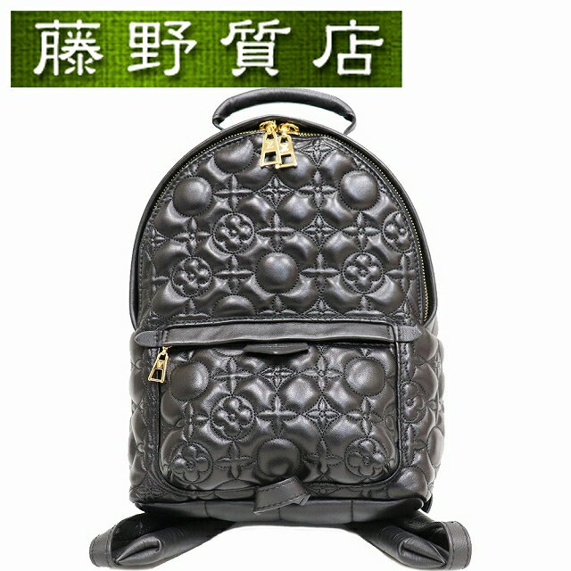 【送料無料】【美品】ルイヴィトン LOUIS VUITTON パームスプリングス バックパック PM リュック 黒 レザー G金具 M54772 8001