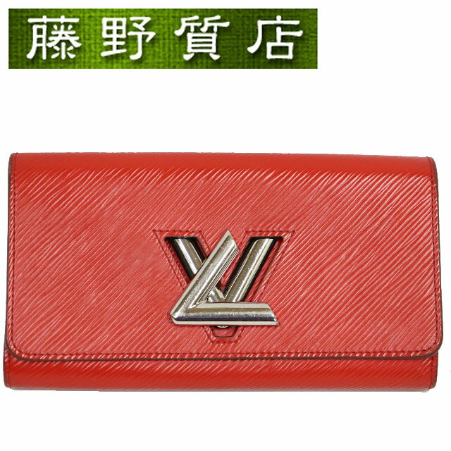 ルイヴィトン エピ 財布（レディース） ルイヴィトン LOUIS VUITTON ポルトフォイユ ツイスト 長財布 エピ コクリコ 赤系 シルバー金具 財布 M61179 8159