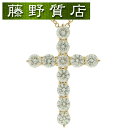 (新品仕上げ済) ティファニー TIFFANY クロス ダイヤ ネック...(4)