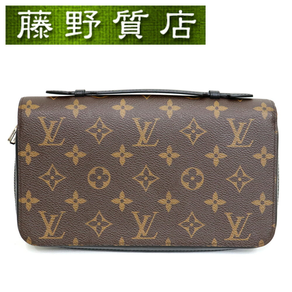 【送料無料】【美品】ルイヴィトン LOUIS VUITTON ジッピーXL モノグラムマカサー M61506 ラウンドファスナー 長財布 メンズ 8083のサムネイル