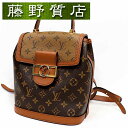 (美品)ルイヴィトン LOUIS VUITTON ドーフィーヌ M45142 バックパック リュックサック モノグラム モノグラムリバース 8032(4)