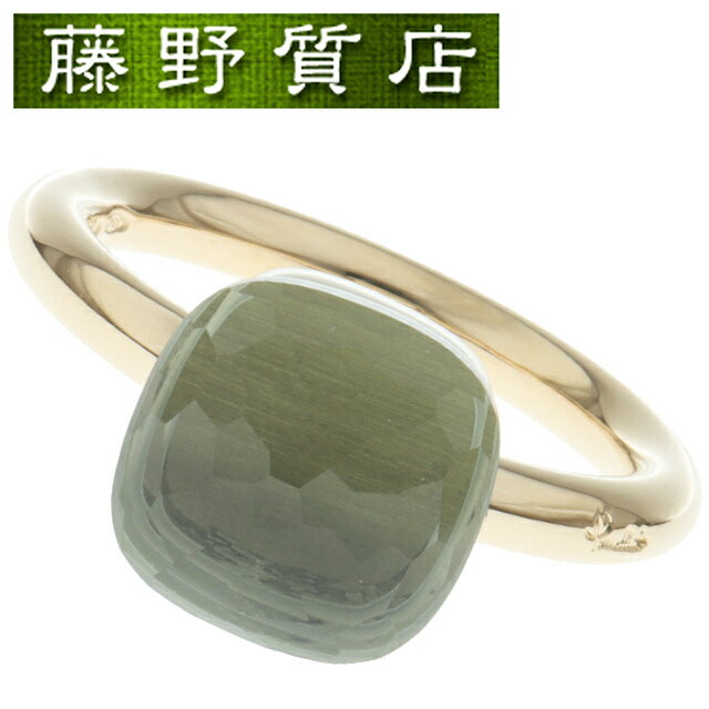 （新品仕上げ済）ポメラート Pomellato ヌード クラシック リング 指輪 K18 PG × WG × プラシオライト ＃55 PAA1100 8551のサムネイル