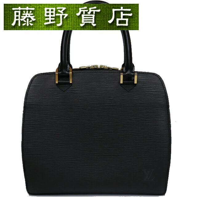 （美品）ルイヴィトン LOUIS VUITTON ポンヌフ エピ M52052 ブラック ハンドバッグ 8266