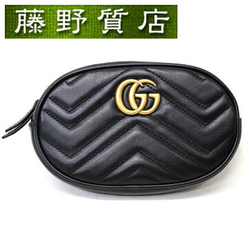 【送料無料】【美品】グッチ GUCCI GGマーモント キルティング バッグ レザー ベルト バッグ ウエストポーチ GG 476434 8253