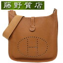 エルメス HERMES エブリン GM トリヨン ゴールド □C刻印 1999年 ショルダーバッグ ゴールド金具 8230(4)