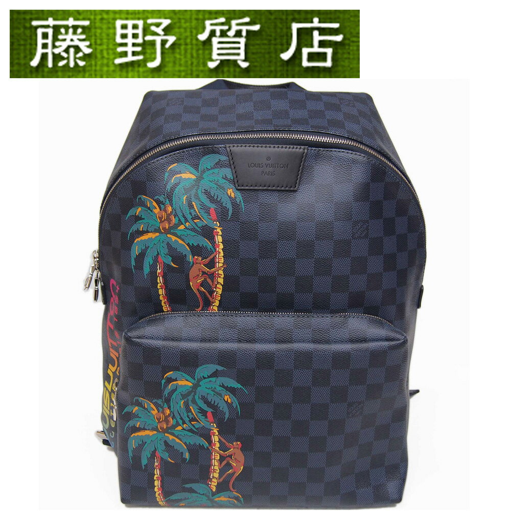 【送料無料】【美品】ルイ ヴィトン LOUIS VUITTON アポロ バックパック ダミエコバルト ヤシの木 N50003 リュック 8194