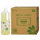 フジ日本精糖 切花延命剤 キープフラワー 2L × 6本 (ケース販売) ボトル ケース セット キープ・フラワー 薔薇 バラ 菊 その他 切花 お花 栄養剤 延命剤