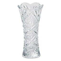 フジベース FB-928 ラフィネスリムベース(M) 花びん ガラス製 容器 透明 花器 おしゃれ フラワーベース 花瓶 幅約13cm×高さ約23cm