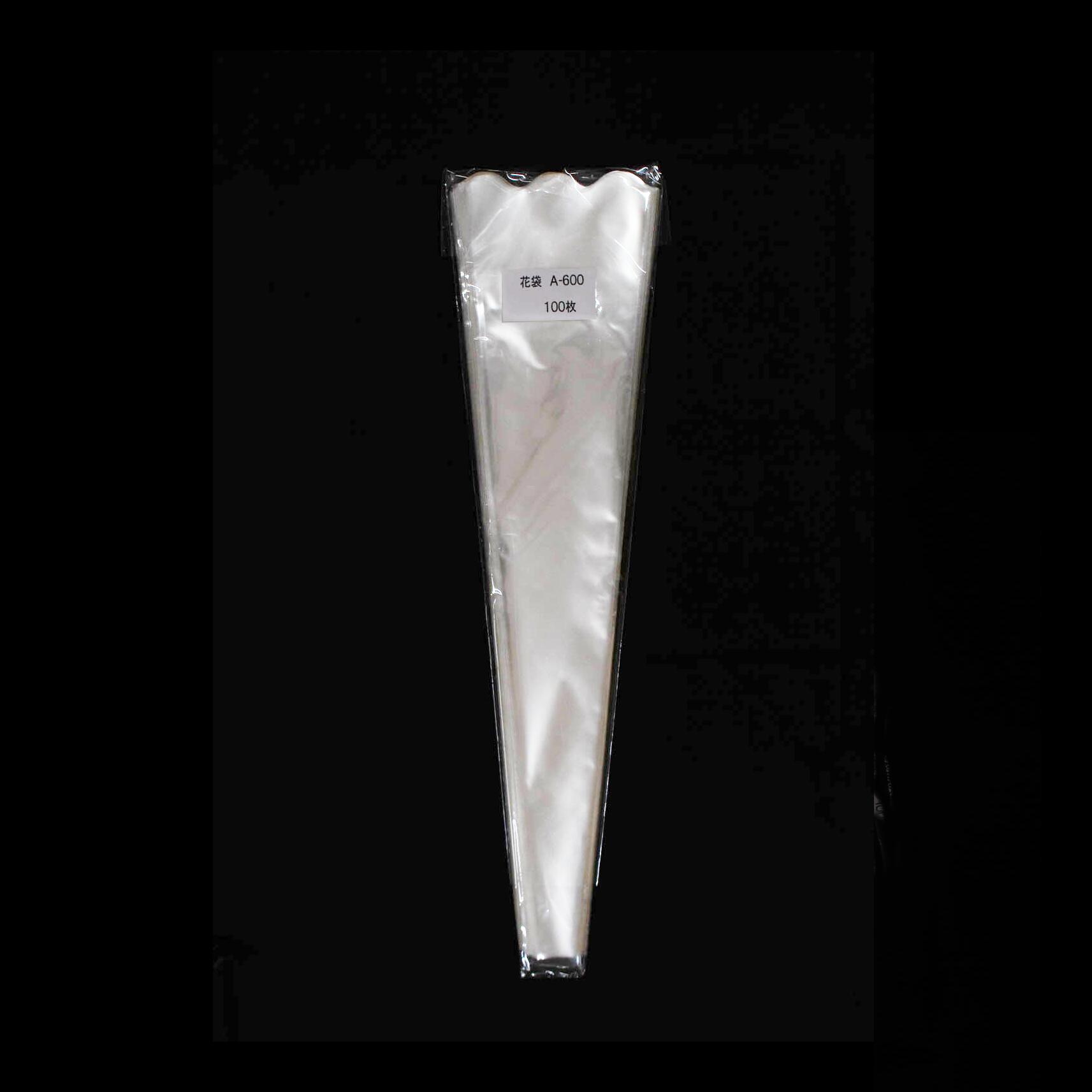 フジパック 花袋 A-600 #40 上巾14cm 下巾4cm 長さ60cm 厚さ 40ミクロン 100枚～15...