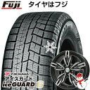 【送料無料 MINI（F54）】 YOKOHAMA ヨコハマ アイスガード シックスIG60 225/45R17 17インチ スタッドレスタイヤ ホイール4本セット 輸入車 BIGWAY EURO BAHN by SPORTTECHNIC VTX(ブラックポリッシュ) 7.5J 7.50-17