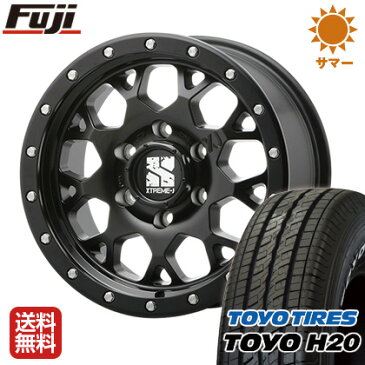 今がお得！ 送料無料 ハイエース200系 215/65R16 16インチ サマータイヤ ホイール4本セット MLJ エクストリームJ XJ04 6.5J 6.50-16 TOYO H20 NEWホワイトレター