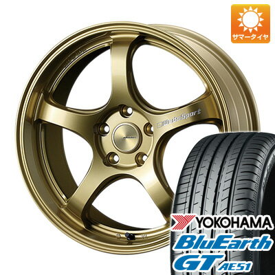 今がお得！ 送料無料 225/50R18 18インチ サマータイヤ ホイール4本セット WEDS ウェッズスポーツ RN-05M 7.5J 7.50-18 YOKOHAMA ブルーアース GT AE51