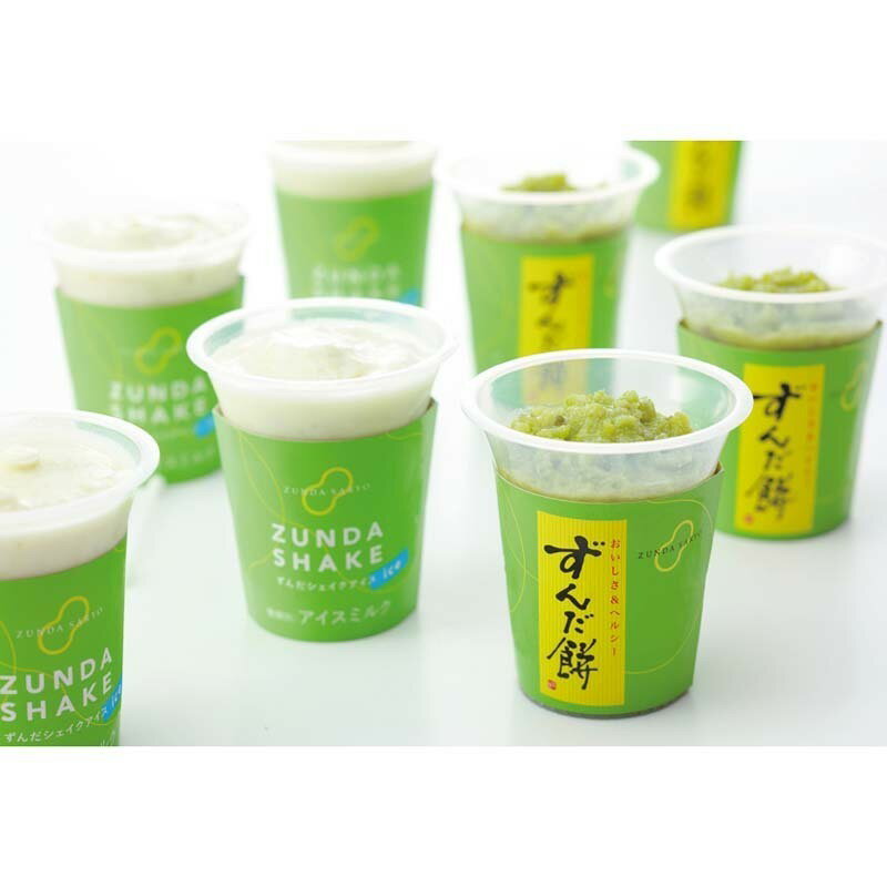 ずんだ茶寮　ずんだ餅ぷち・ずんだシェイク　各3個セットのサムネイル
