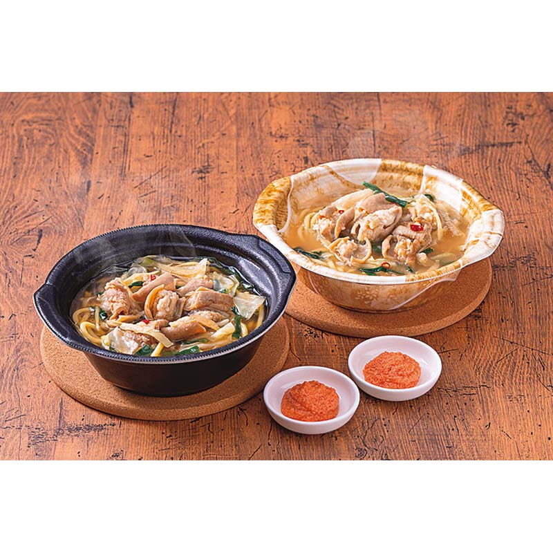 やまや 個食もつ鍋・辛子明太子小袋付き