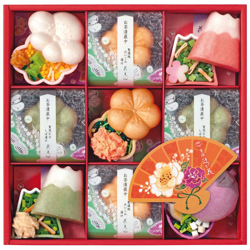 辻が花　京のお茶漬とお吸物迎春最中詰合せ