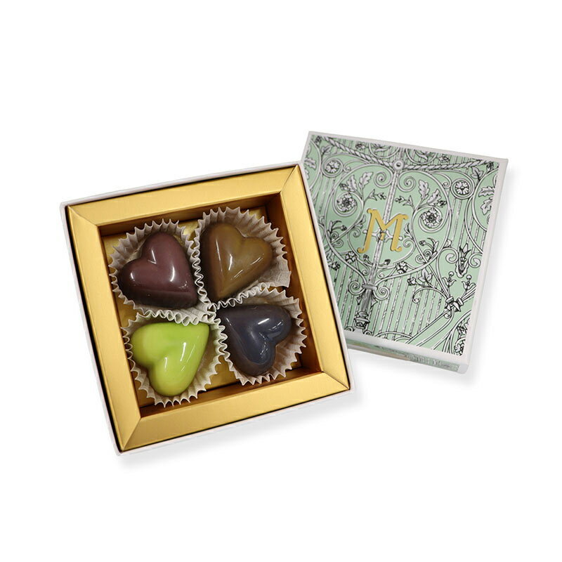 “秘密の庭園”と名付けられたボックスに、2026年の新作フレーバー『Strawberry』『Jasmine』『Vanilla』『Pistachio』をアソートしました。マダムドリュックのショコラが色とりどり香る小さな箱庭へご案内します。［内...
