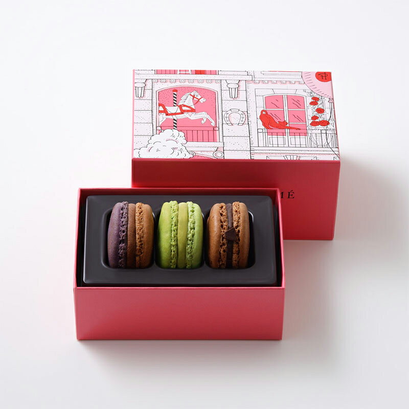 ★V113Pエルメ　マカロン3個詰合せ