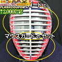最大2000円OFF対象商品!★ 送料無料 【全剣連ガイドライン対応】 剣道面用アイガードとマウスガードのセット (新型コロナウイルスなどの感染症対策) 【全剣...