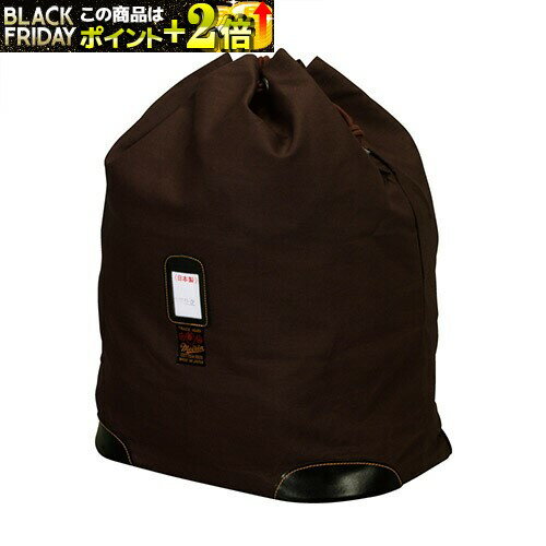 日本拳法バッグ 茶帆布角革付道具袋 (日本拳法) H-32 日本拳法