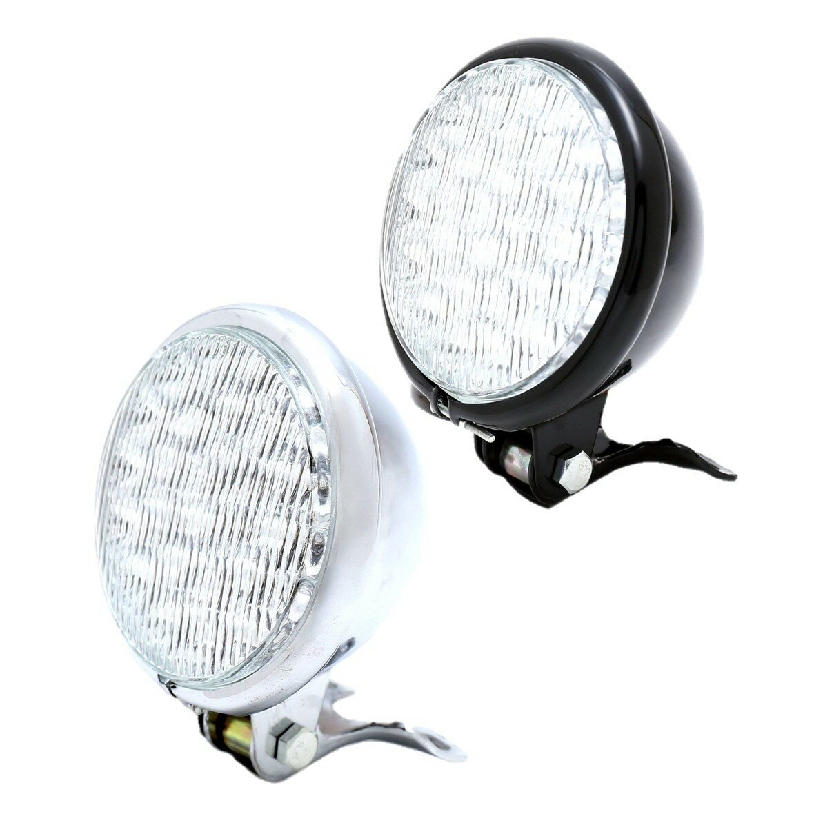 nakira バイク用 ヘッドライト LED30個 汎用 130Φ ベーツライト 5インチ 12V マグナ シャドウ ドラッグスター