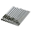 nakira レザークラフト穴あけ ポンチ 14本 丸円型 DIY 工具 革 穴あけ 0.5−8mm nkr970