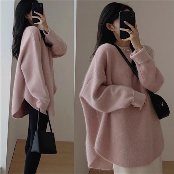 ニット レディース 秋冬 トップス ふわふわ 今年らしい セーター 大人らしいカジュアル感 チュニック丈 大人の余裕と品のよさをプラス キレイめ SHOP DAN