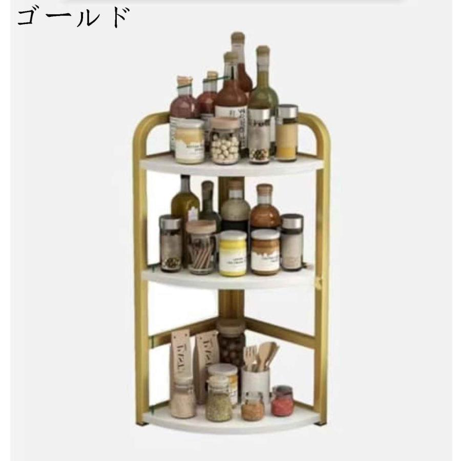 キッチン用ラック スパイスラック オープンラック 卓上収納ラック 飾りラック キッチン コーナーラック シン 鍋ラック キッチン収納 パンポットラック 調味料ラ SHOP DAN