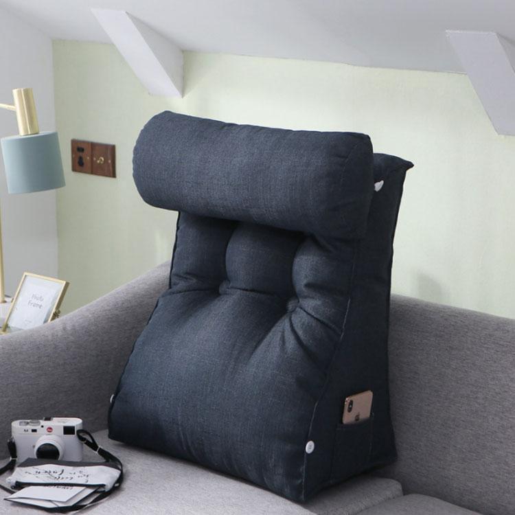 背もたれ クッション 枕 リビングクッション 三角 背もたれ お昼寝 読書 座布団 ベッド 座椅子ソファー 足枕ソファークッション 読書 腰枕 足枕 SHOP DAN