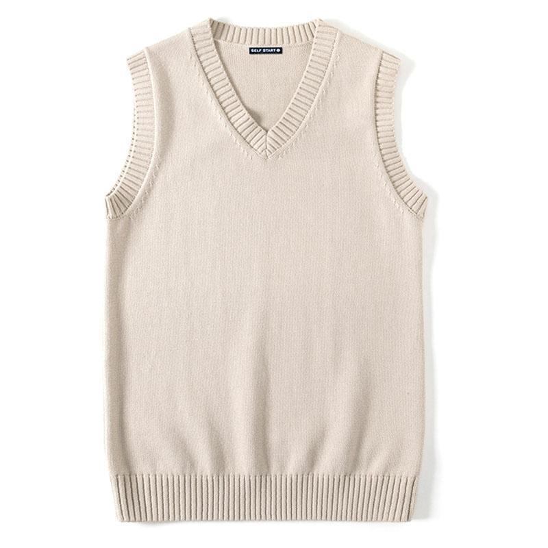 ニットベスト メンズ ップス チョッキ セーター カジュアル スポーツ かっこいい ビジネス 仕事用 通勤 防寒 保温 秋 冬 春 高級感 魅せる ギフト 父の日 SHOP DAN
