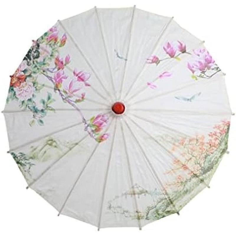 傘 雨傘 女性の雨傘シルクダンス日本の装飾竹傘オイルペーパー防風雨傘 日傘 トラベル傘 傘 折りたたみ..