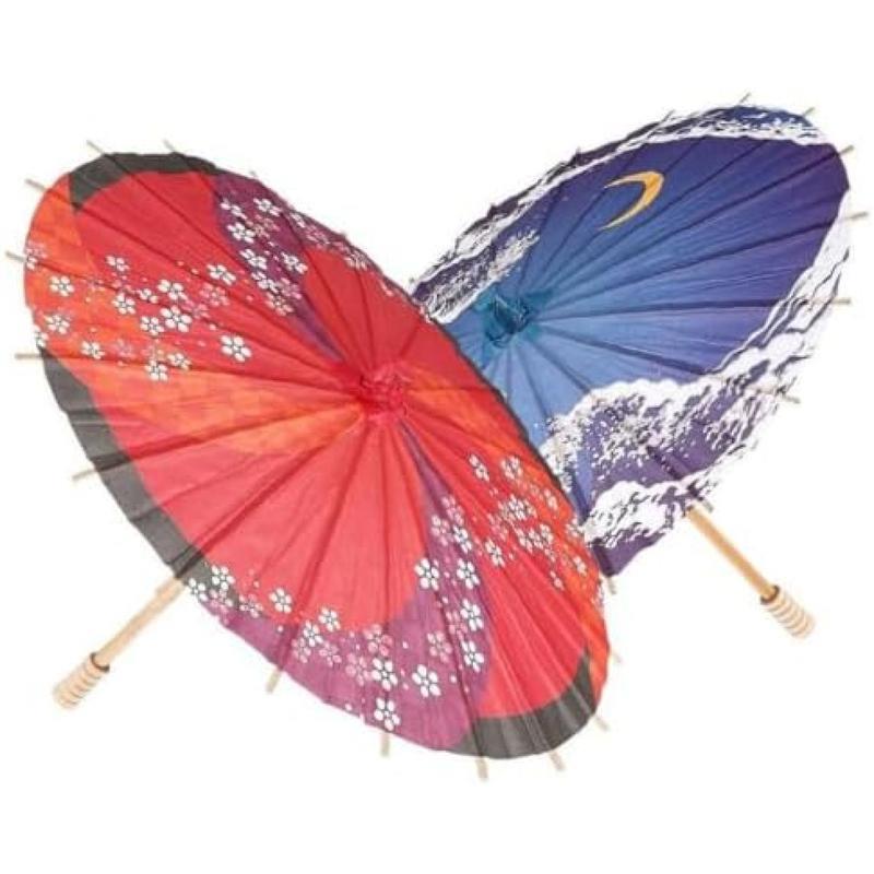 紙傘 オイルペーパー傘 桜 漢服 傘 ヴィンテージ 中国風 コスチューム 木製ハンドル 頑丈 手作り 写真 ..