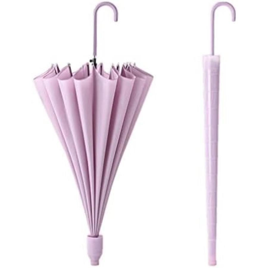 傘 長傘 レディース 16本骨 晴雨兼用 おしゃれ 軽量 シンプル傘 ワンタッチ開 紳士傘 日傘 UVカット おしゃれ ジャンプ傘 通勤 SHOP DAN