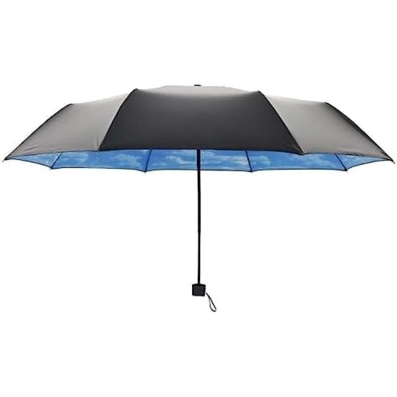 長傘 日傘 おしゃれ 雨傘 スカイパラソル 青空 白雲 晴れ雨傘 折りたたみ日傘 日傘 スーパー日焼け止め トラベル傘 雨傘 アウトドア SHOP DAN