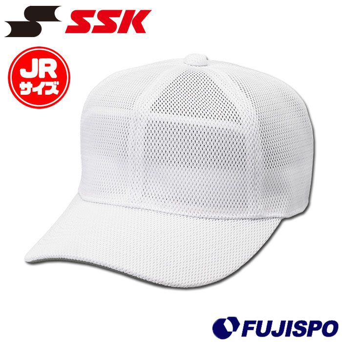 野球 エスエスケイ ジュニア 帽子 角ツバ6方型 オールメッシュ SSK ベースボールキャップ 練習用 子供 ..