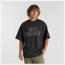 野球 ニューバランス ショートスリーブTシャツ newbalance 半袖 スポーツ 運動 メンズ ユニセックス ファッション (AMT51509-BLK)(4)