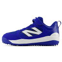 野球 ニューバランス ジュニア トレーニングシューズ 3000 V7 TURF JNR W newbalance NB トレシュー マジックテープ 練習 ブルー...