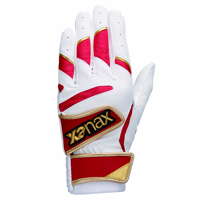 野球 ザナックス バッティング手袋 ダブルベルト xanax バッティンググローブ 両手 大人 (BBG110)