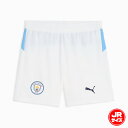 プーマ キッズ マンチェスターシティ FC 25-26 レプリカ ショーツ PUMA サッカー MCFC HOME レプリカパンツ ショートパンツ クラブチーム ジュニア 子供 (780376-22)(4)