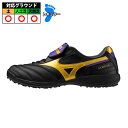 ミズノ モレリア SALA ELITE TF mizuno トレーニングシューズ トレシュー 天然芝 人工芝 土 大人 メンズ レディース ブラック×ゴールド ...