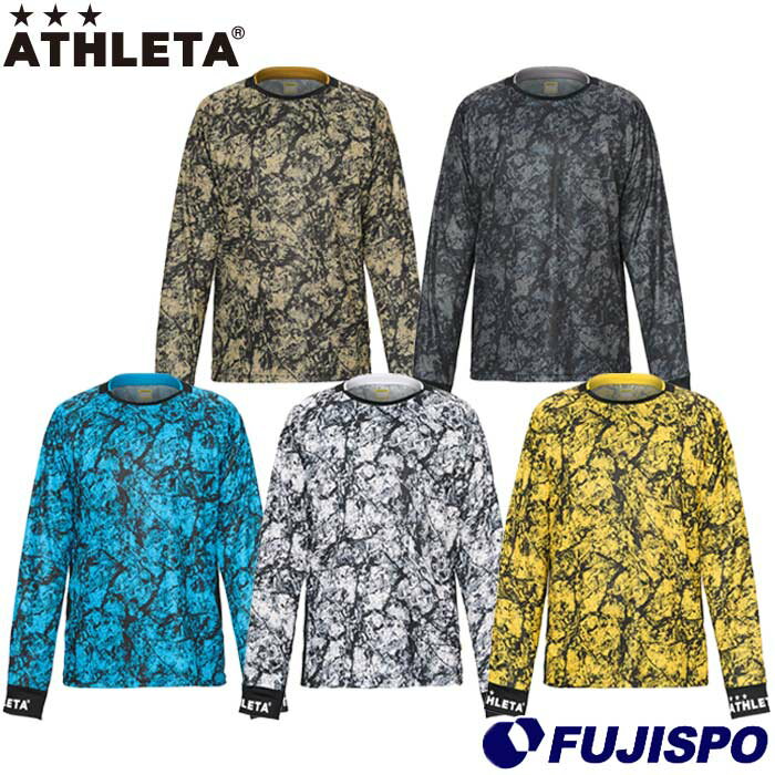 Long-Sleeved - アスレタ グラフィックプラシャツ ATHLETA サッカー フットサル プラクティスシャツ トレーニングウェア 長袖 大人 (02427)