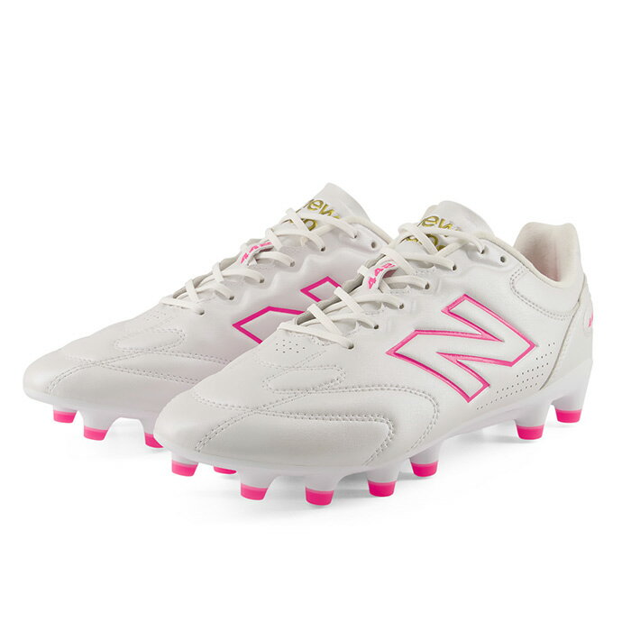 �˥塼�Х�� 442 Pro HG/AG V3 NewBalance ���å������ѥ��� ���塼�� �� �͹��� ��� �쥮��顼 WHITE/PINK (U42...