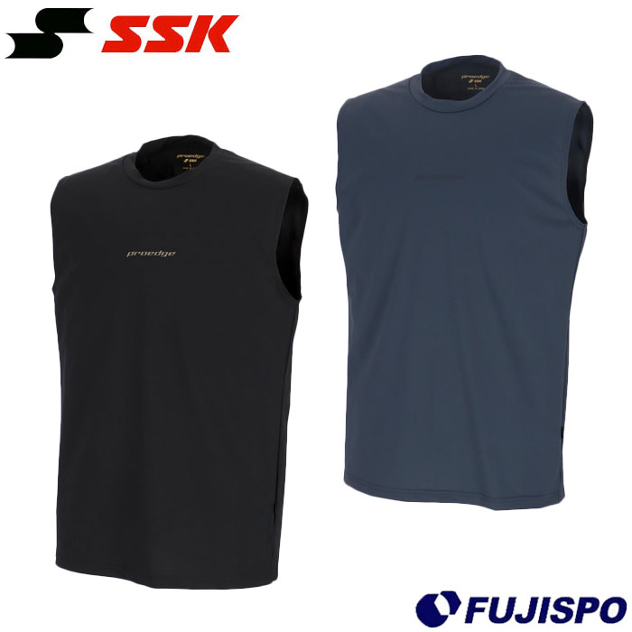 乐天商城 - 野球 エスエスケイ proedge 冷感トレーニングノースリーブシャツ SSK ウェア タンクトップ 冷感 涼しい 夏 大人 メンズ スポーツ トレーニング (EBT26002)