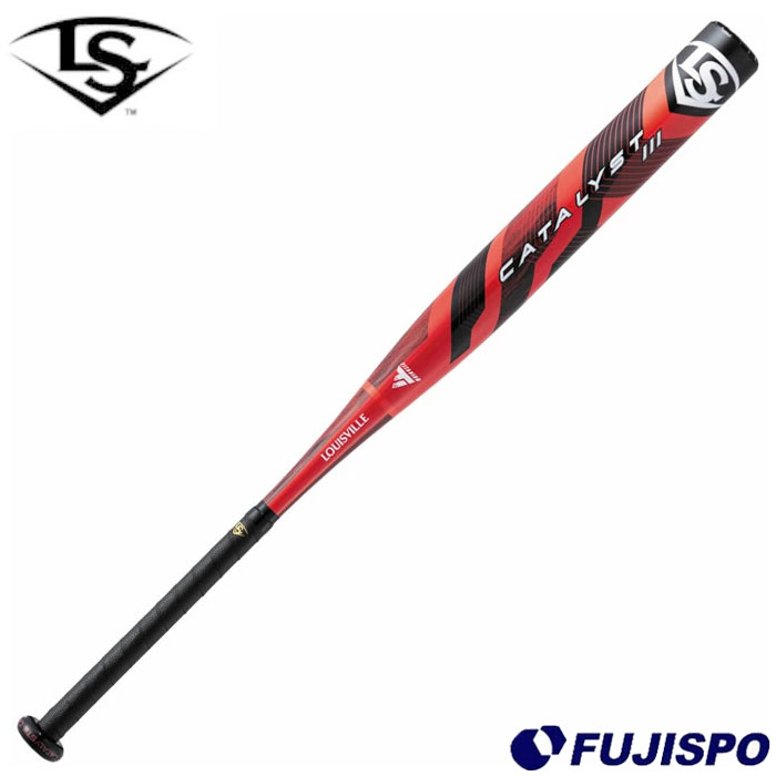 Soft Type - 野球 ルイスビルスラッガー ソフトボール用バット ゴム3号 カタリスト3 TI Louisville Slugger ソフトボール ゴムボール用 84cm (WBL422801)
